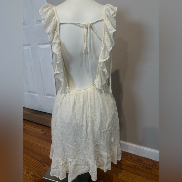 Altar'd State Cream Ruffle Mini Dress - Picture 2 of 4